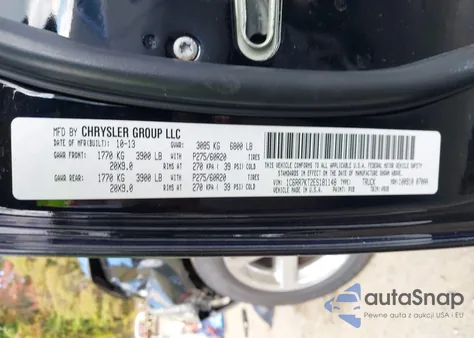 2014 Ram 1500 Express z USA, uszkodzony, nr VIN 1C6RR7KT2ES181148